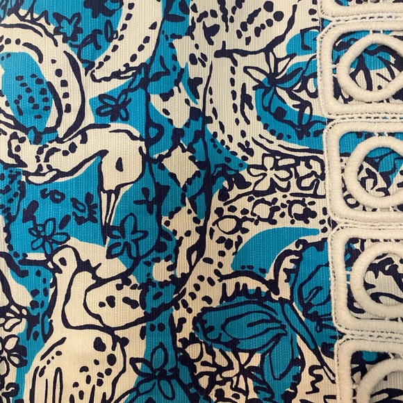 Lilly Pulitzer Marigold Skort in Ariel Blue.Perfect condition.Worn once/like new - Picture 2 of 6